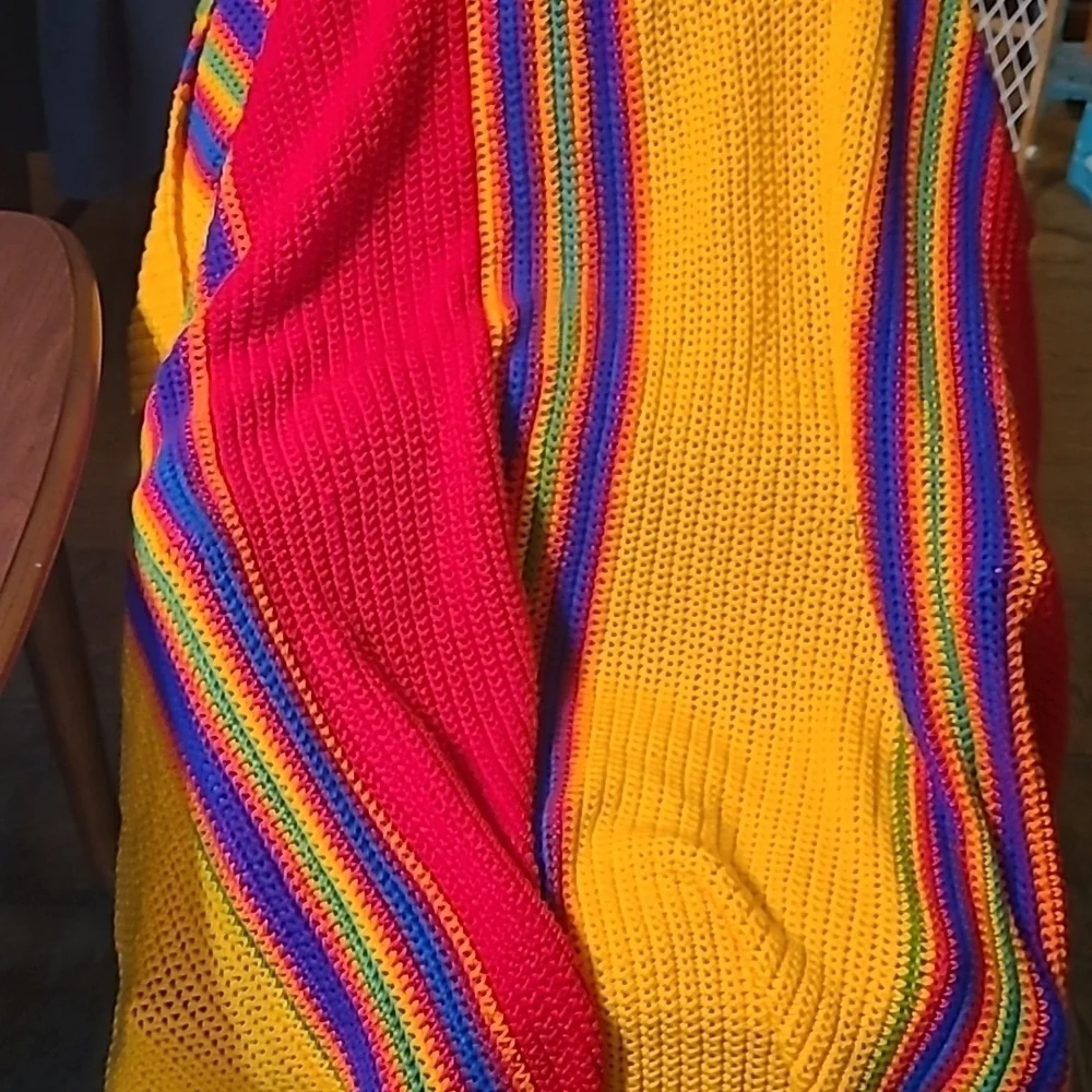 Hand Crafted Crochet Quilt New